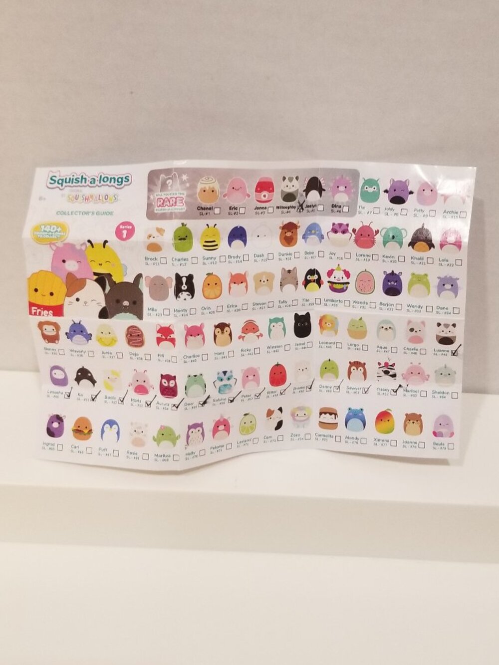 Squish-a-longs by Squishmallows, Series 1 set, EUC - Picture 10 of 11